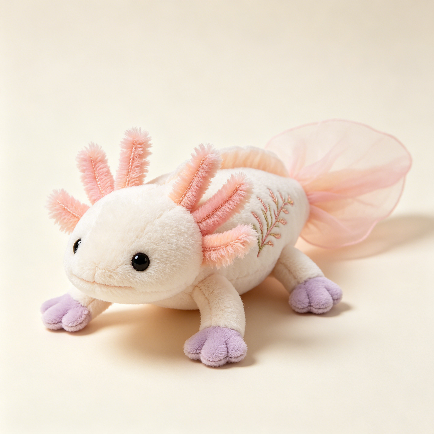 Pink Axolotl Plush