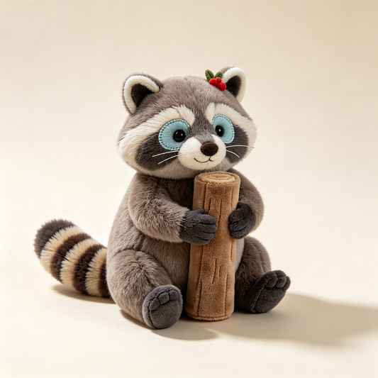 Log Raccoon Plush