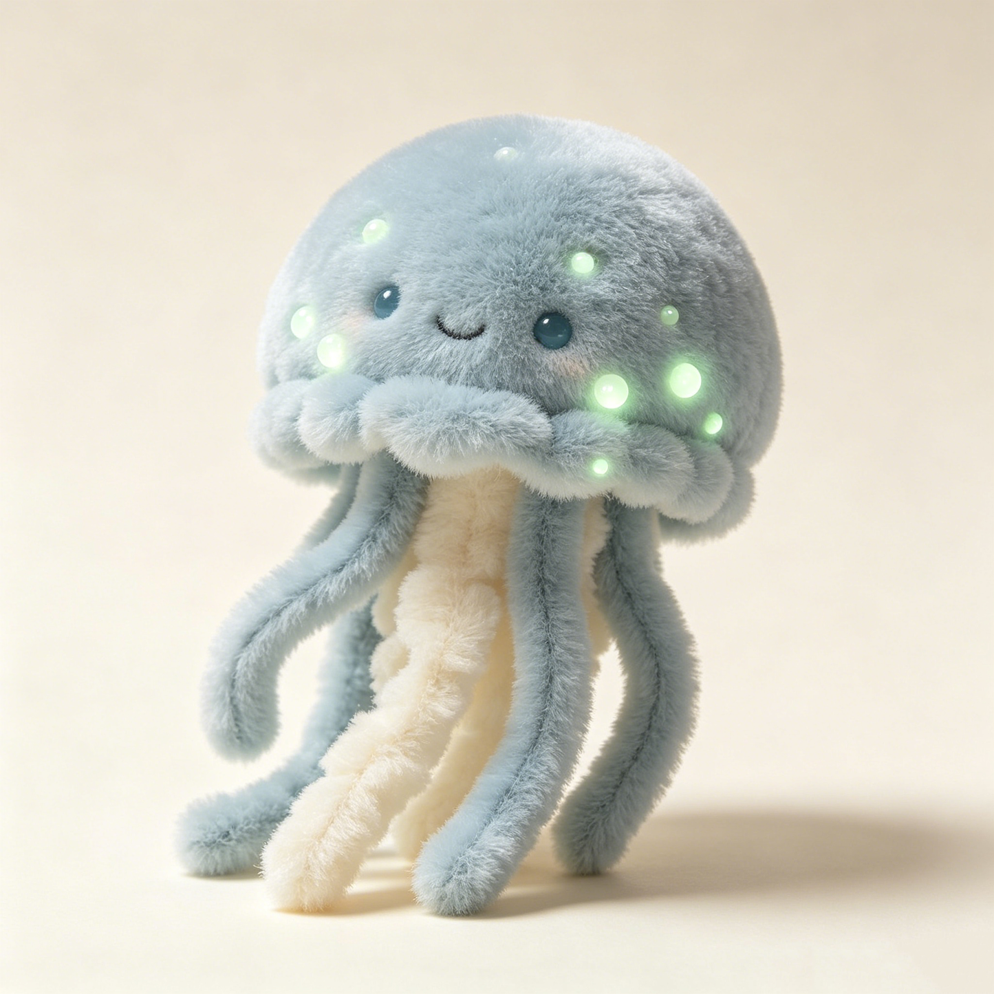 Luminous Light Blue Jellyfish Stuffed Plush