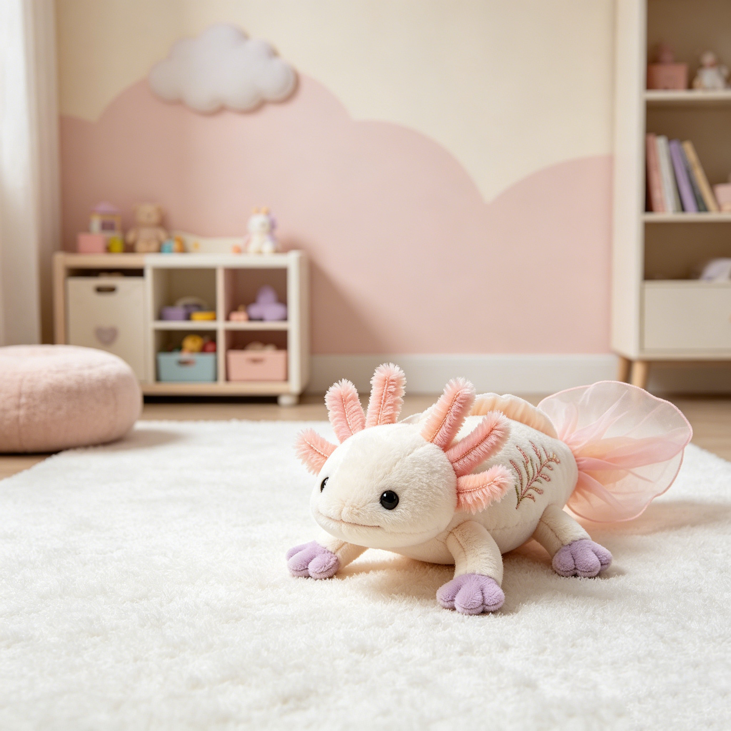 Pink Axolotl Plush