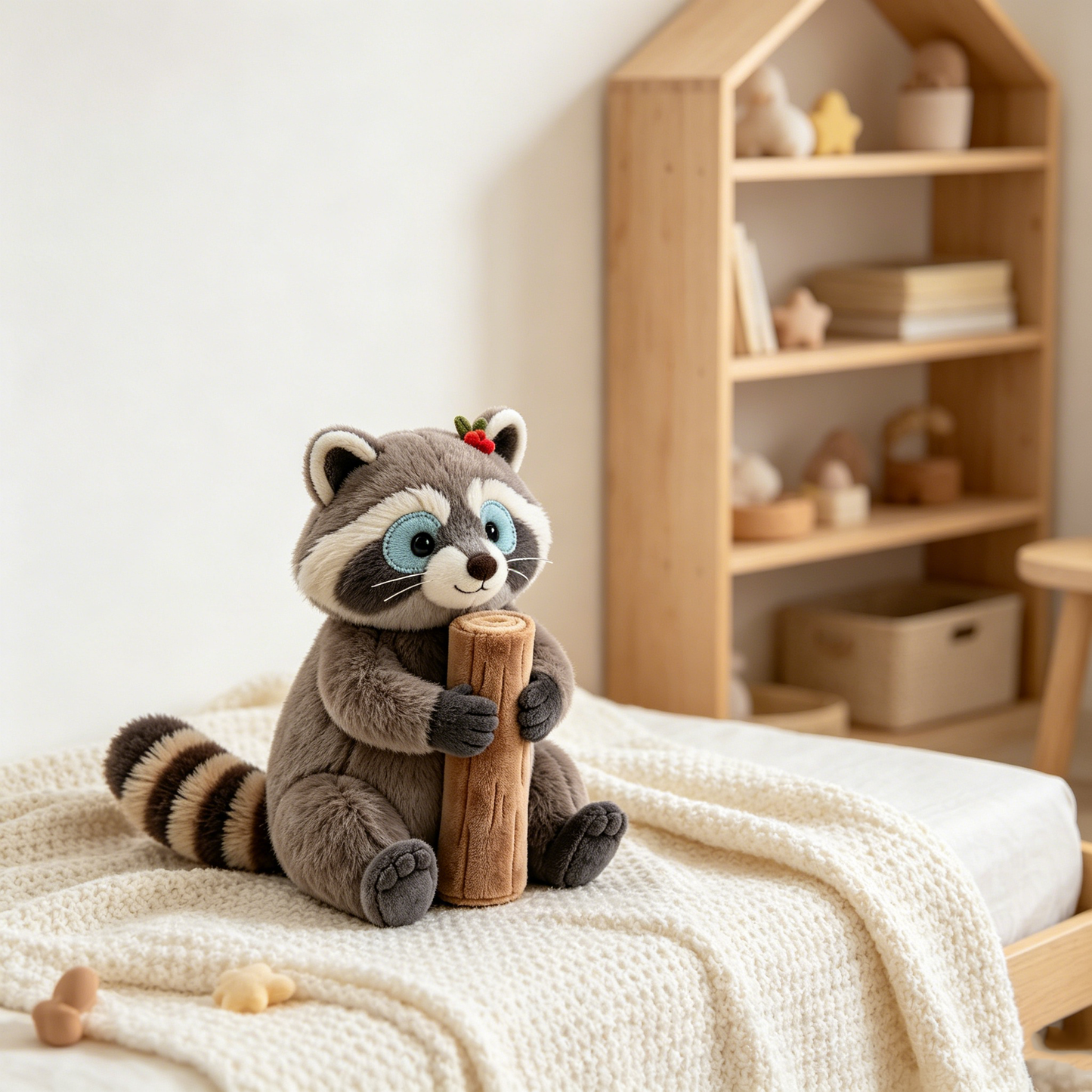 Log Raccoon Plush