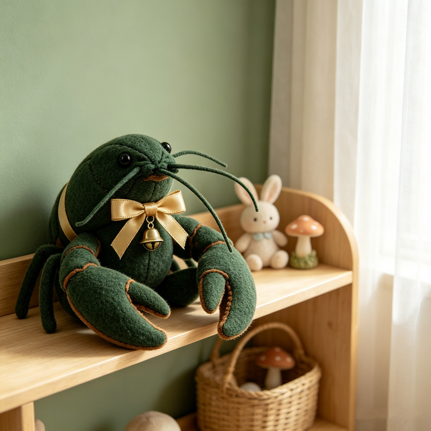 Dark Green Lobster Plush